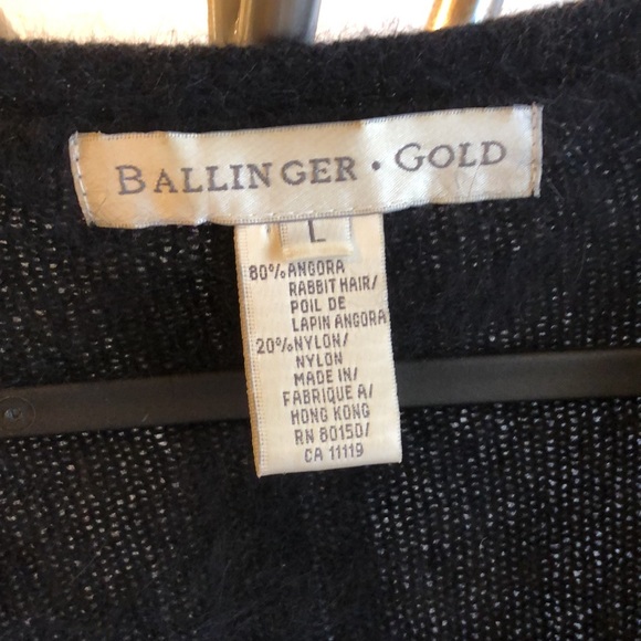 Ballinger Crop sweater - real rabbit, sz L - Picture 2 of 4